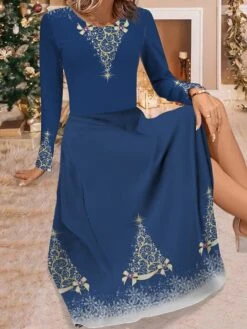 Women's Work Dress Casual Dress Swing Dress Fashion Winter Dress Christmas Daily Midi Dress Print Crew Neck Long Sleeve Christmas Tree Regular Fit Red Blue Brown Fall Winter S M L XL XXL 6 Women's Work Dress Casual Dress Swing Dress Fashion Winter Dress Christmas Daily Midi Dress Print Crew Neck Long Sleeve Christmas Tree Regular Fit Red Blue Brown Fall Winter S M L XL XXL -Women’s Sexy Lingerie Sales rgveey1695280214065