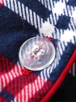 Women's Christmas Sleepshirt Cotton NightDress Heart Grid / Plaid Simple Casua Xmasl Comfort Breathable Lapel Long Sleeve Button Fall Winter Q Gray-red Heart-flannel Skirt Q Light Pink-White -Women’s Sexy Lingerie Sales rxycme1695281848083