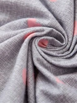 Women's Christmas Sleepshirt Cotton NightDress Heart Grid / Plaid Simple Casua Xmasl Comfort Breathable Lapel Long Sleeve Button Fall Winter Q Gray-red Heart-flannel Skirt Q Light Pink-White -Women’s Sexy Lingerie Sales vcxwaf1695281865301