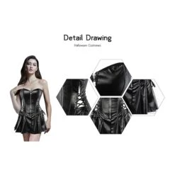 Corset Women's Plus Size Corsets Country Bavarian Corset Dresses Corset Set Classic Retro Pure Color Zipper Lace Up Faux Leather Polyester Christmas Special Occasion Halloween Gift Fall Winter Spring 24 Corset Women's Plus Size Corsets Country Bavarian Corset Dresses Corset Set Classic Retro Pure Color Zipper Lace Up Faux Leather Polyester Christmas Special Occasion Halloween Gift Fall Winter Spring -Women’s Sexy Lingerie Sales wctfqn1662552552101